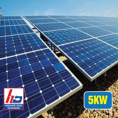 Điện năng lượng mặt trời hòa lưới cho hộ gia đình 5KW